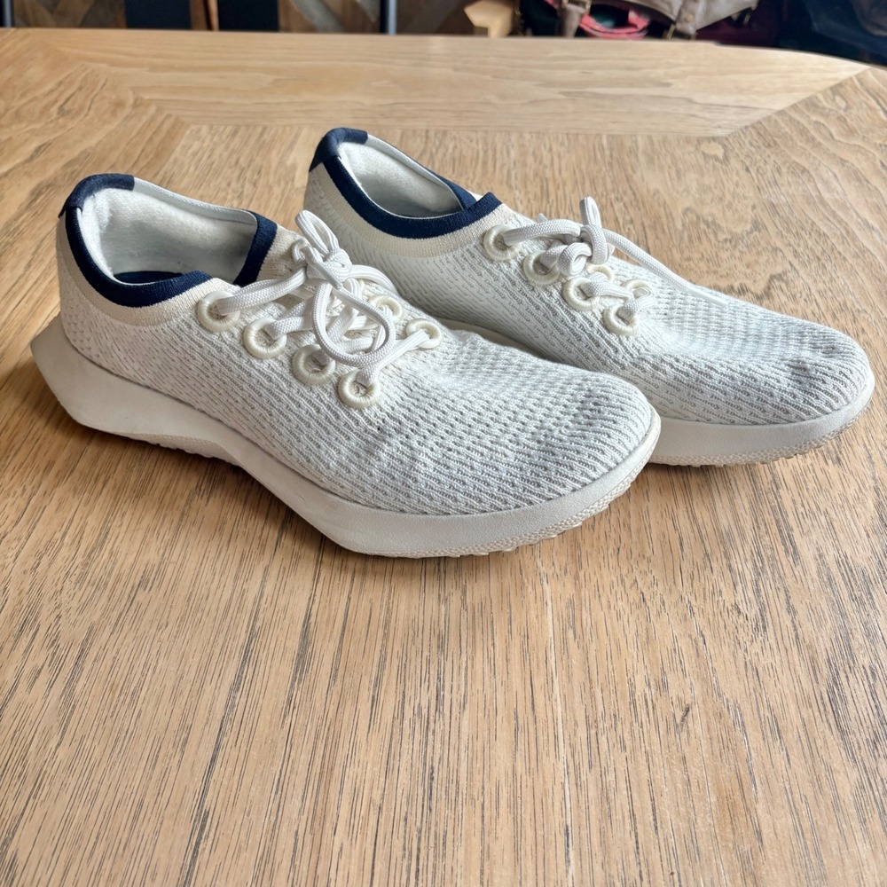 $135 Allbirds TD2 Tree Dasher 2 Running Sneakers True Navy Athletic Shoe W10 EUC - Picture 6 of 13